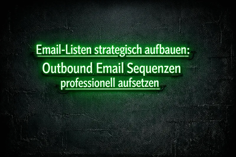 Setting up outbound email sequences professionally: The Leadtree Framework